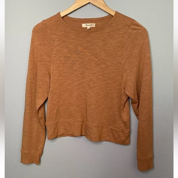 Madewell Highpoint Dolman-Sleeve Slouchy Tee Orange Women's Size XS - Picture 2 of 9